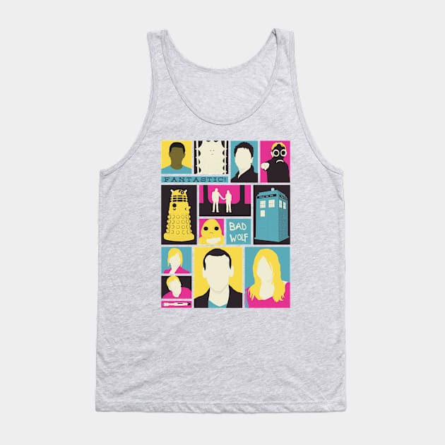 The Ninth Doctor Tank Top by William Henry Design